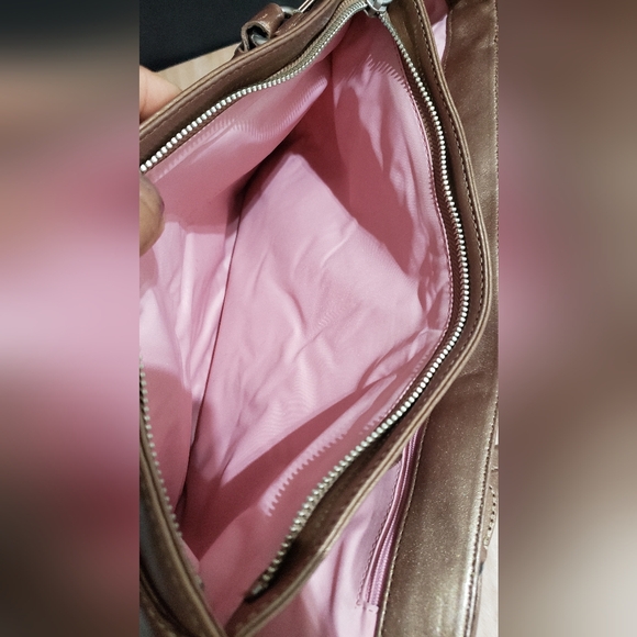 Vintage Cole Haan Bronze Bag with Silver Hardware - Picture 12 of 14